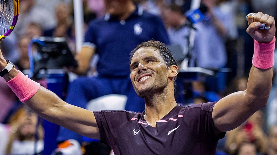 Four-time champion Nadal took his record over Gasquet to a perfect 18-0 with a 6-0, 6-1, 7-5 victory to stay on course for a 23rd Grand Slam title. Credit: AFP Photo