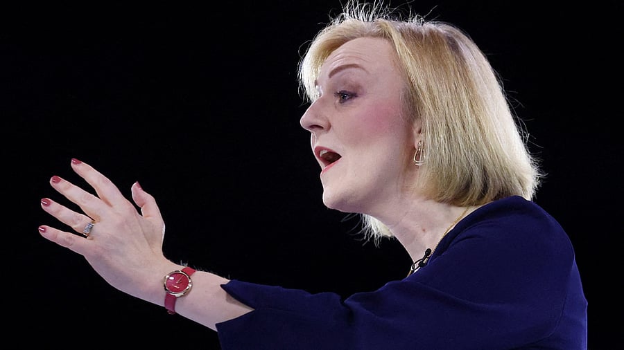 Long the front runner in the race to replace Johnson, Truss, if appointed, will become the Conservatives' fourth prime minister since a 2015 election. Credit: Reuters Photo