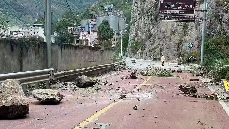 A strong earthquake 46 people in China. Credit: AP/PTI Photo