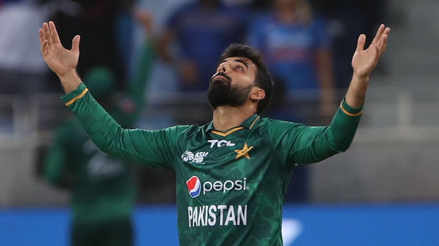 Shadab Khan. Credit: AFP Photo