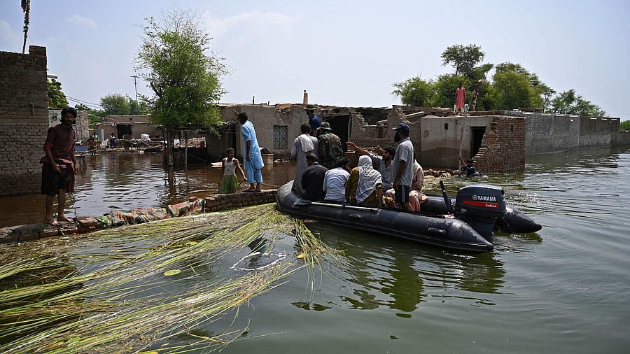 Floods in Pakistan. Credit: AFP Photo