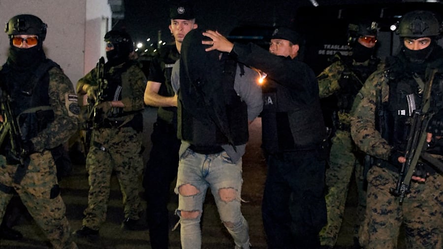 Detained Fernando Andres Sabag Montiel -who attempted to shoot Argentina's Vice President Cristina Kirchner last week. Credit: AFP Photo