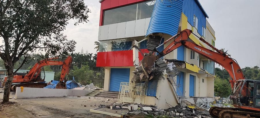 In October 2021, BDA officials conducted a demolition drive in areas notified for Shivaram Karanth Layout.