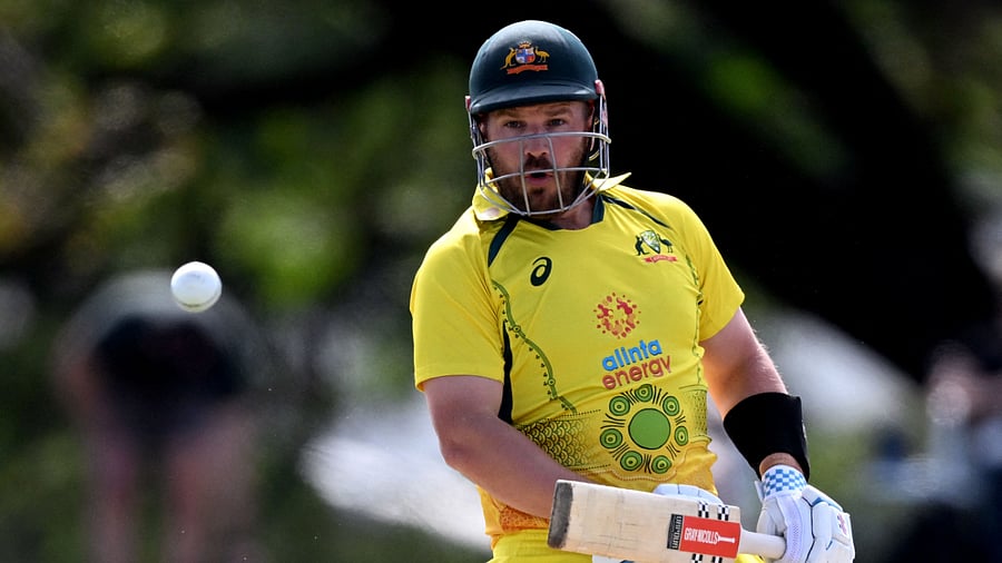 Australian limited overs captain Aaron Finch announced his unexpected retirement from one-day cricket on September 10. Credit: AFP File Photo