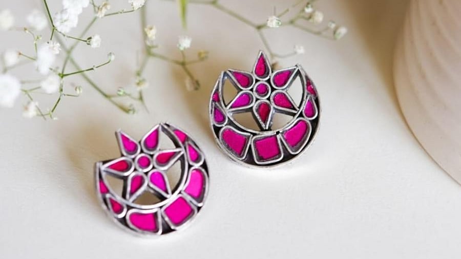 Earrings by Bengaluru-based Bauble Love. Credit: Special arrangement