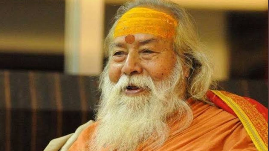 Dwarka peeth Shankaracharya Swami Swaroopanand Saraswati. Credit: Twitter/@Amar4Odisha