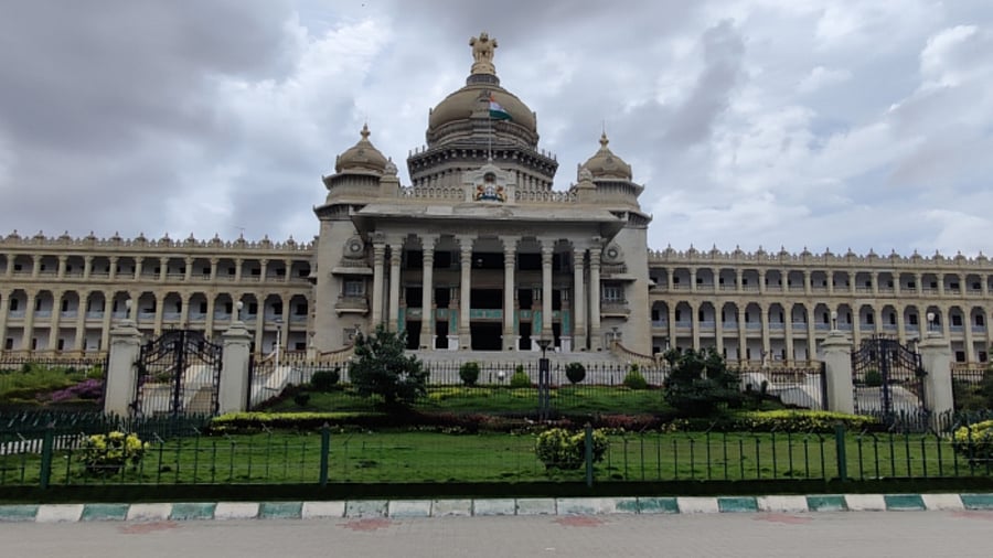 Vidhana Soudha in Bengaluru. Credit: DH Photo