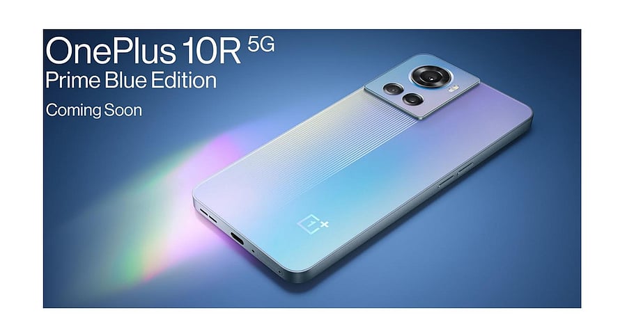 OnePlus 10R Prime Blue Edition announced in India. Credit: OnePlus India
