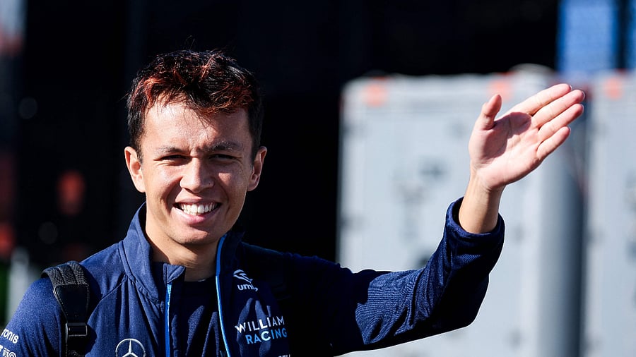 Alex Albon. Credit: AFP File Photo