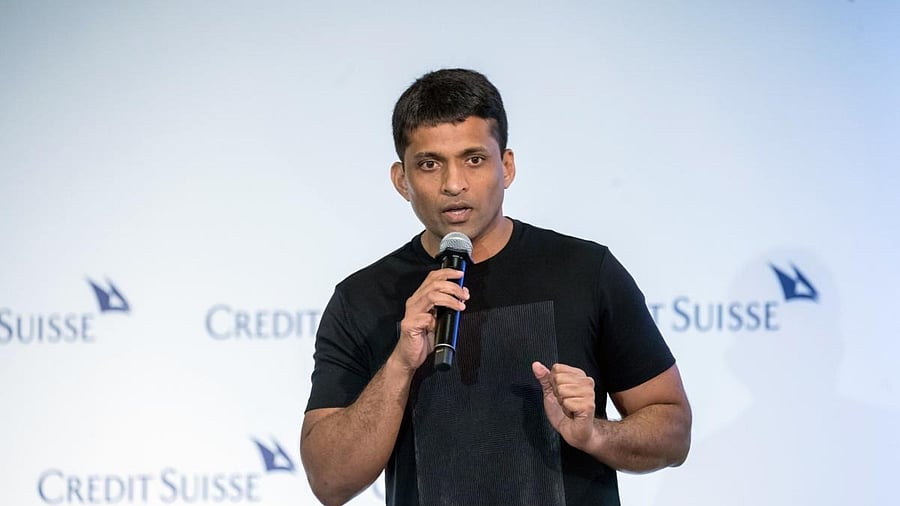 Byju Raveendran. Credit: Bloomberg photo