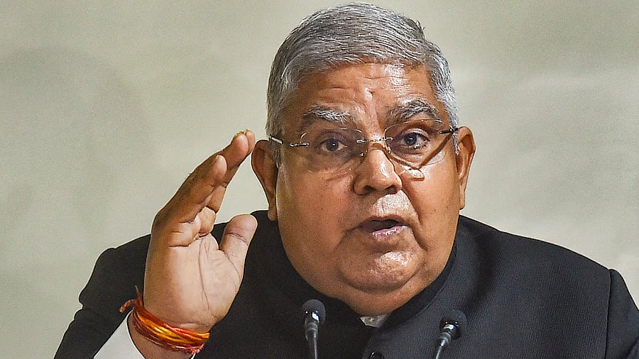Vice President Jagdeep Dhankhar. Credit: PTI Photo