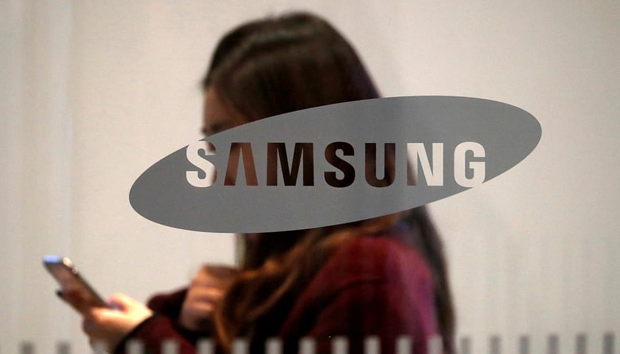 Samsung logo. Credit: REUTERS FILE PHOTO