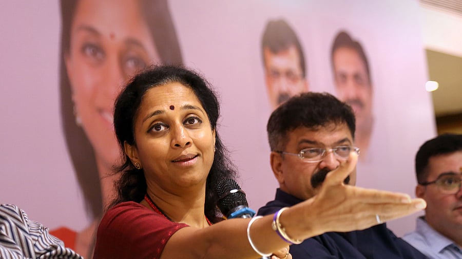 Supriya Sule. Credit: PTI File Photo