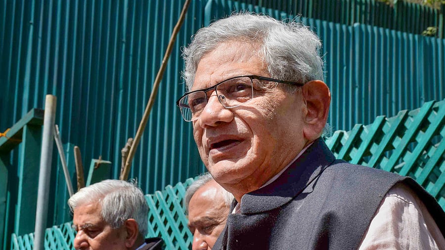 Sitaram Yechury file photo. Credit: PTI Photo