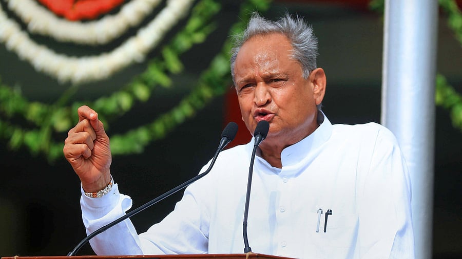 Rajasthan Chief Minister Ashok Gehlot. Credit: PTI Photo
