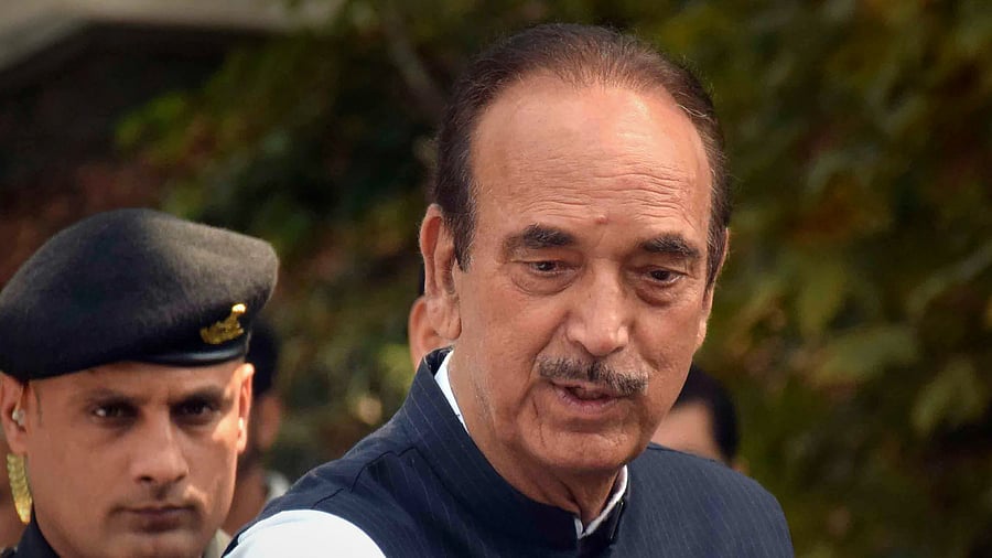 Former Congress leader Ghulam Nabi Azad. Credit: PTI
