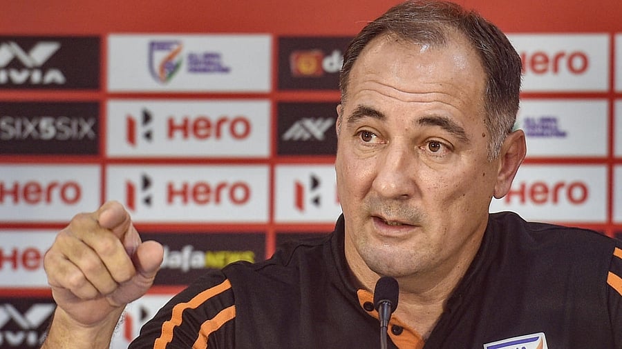 Indian football team head coach Igor Stimac. Credit: PTI Photo