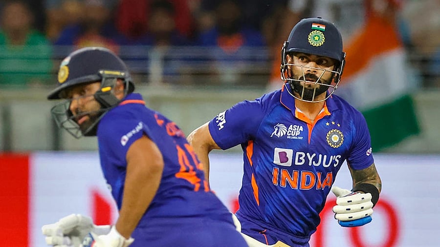 Rohit Sharma and Virat Kohli. Credit: PTI Photo