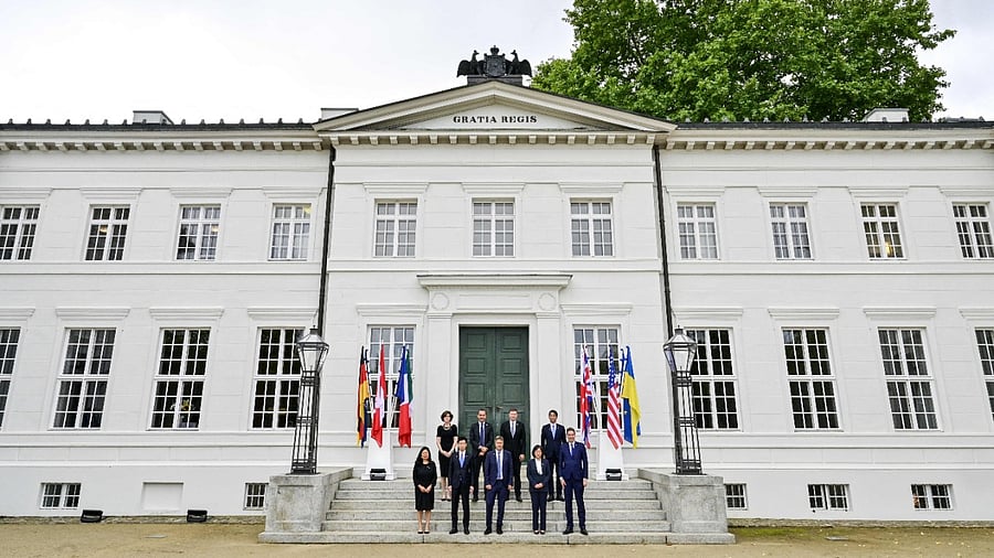 G7 Trade ministers' meeting in Neuhardenber. Credit: AFP Photo