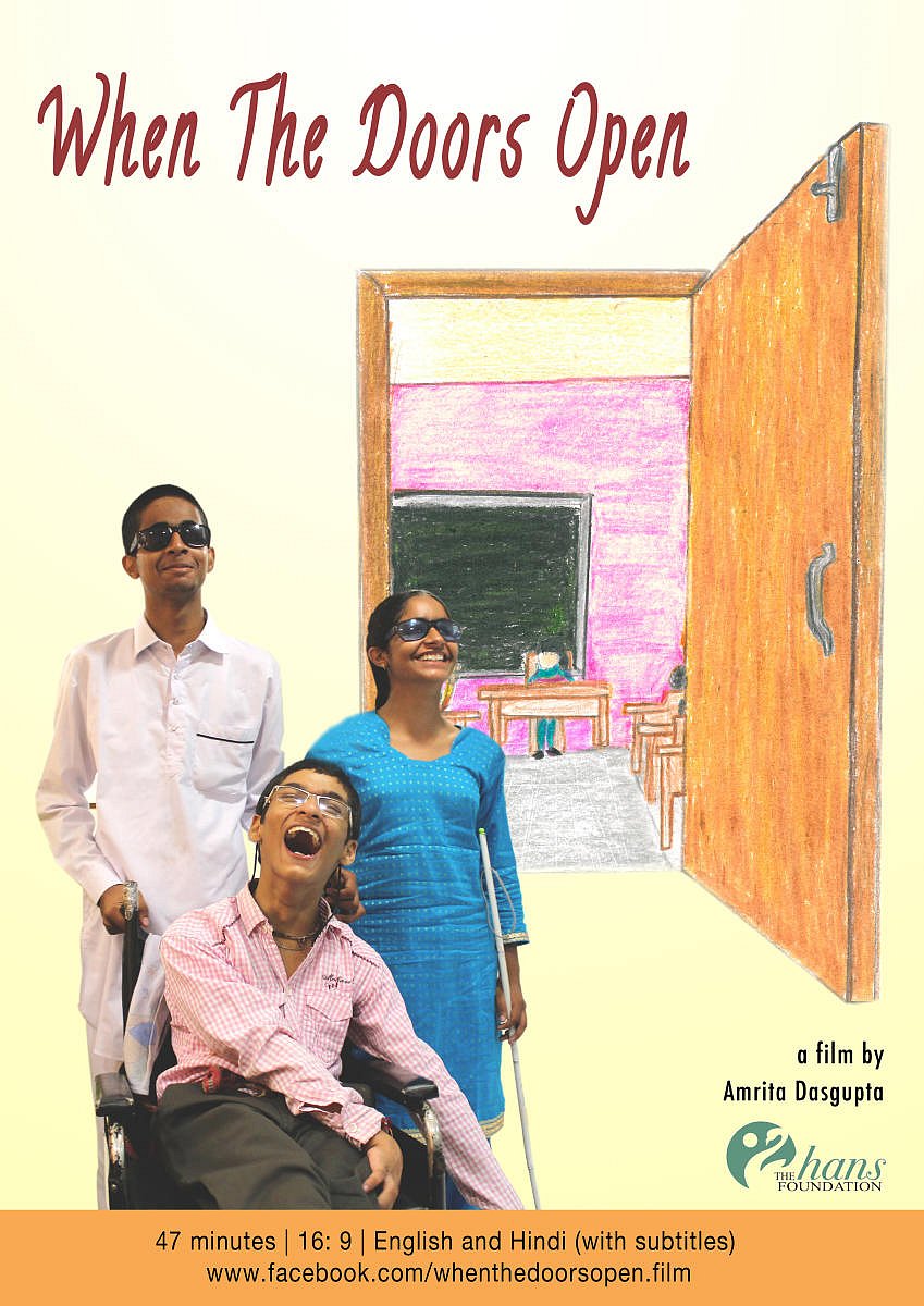 A poster of 'When The Doors Open'.