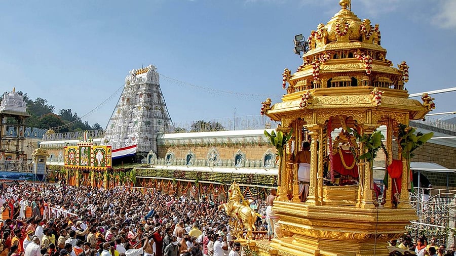 Tirumala in Tirupati. Credit: PTI Photo