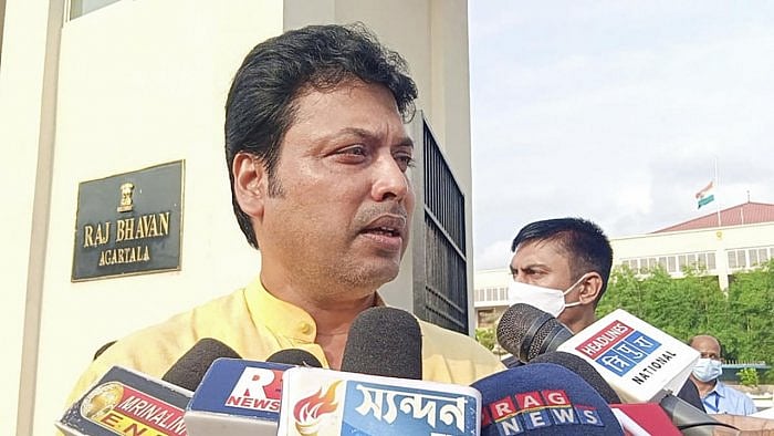 Biplab Kumar Deb. Credit: PTI Photo