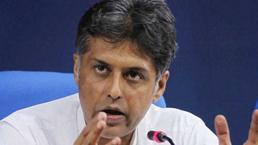 Manish Tewari file photo. Credit: DH Photo