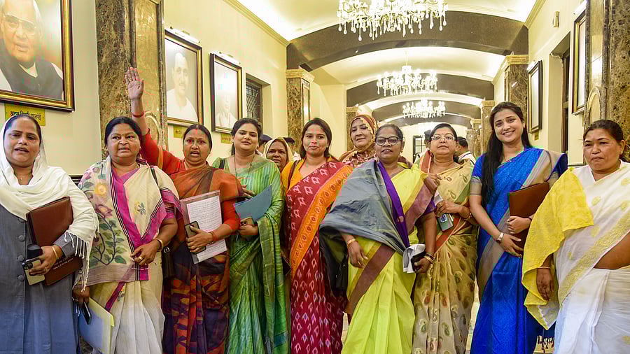 All the women legislators in the assembly got an opportunity to speak on various issues concerning women, as well as their respective assembly constituencies. Credit: PTI Photo
