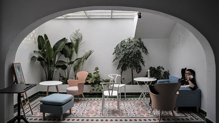 The Dali Hub co-working space. Credit: Qilai Shen/Bloomberg