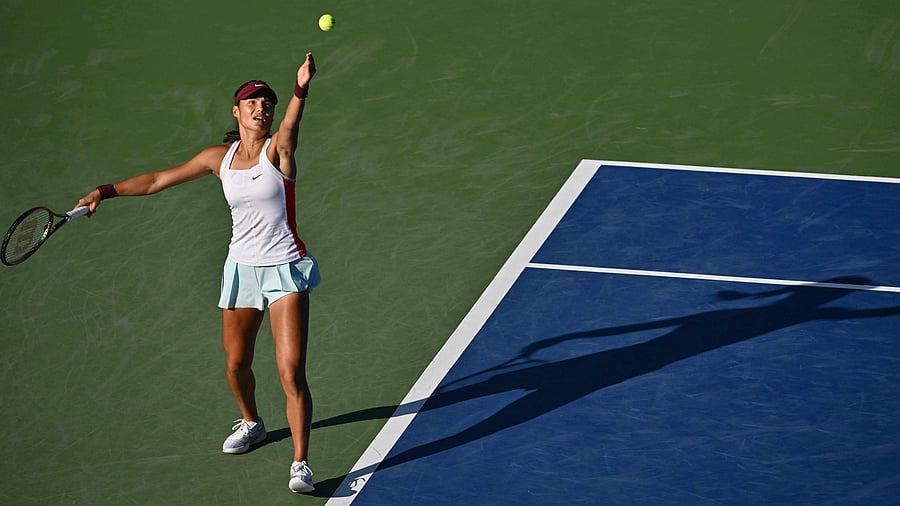 Emma Raducanu. Credit: AFP Photo