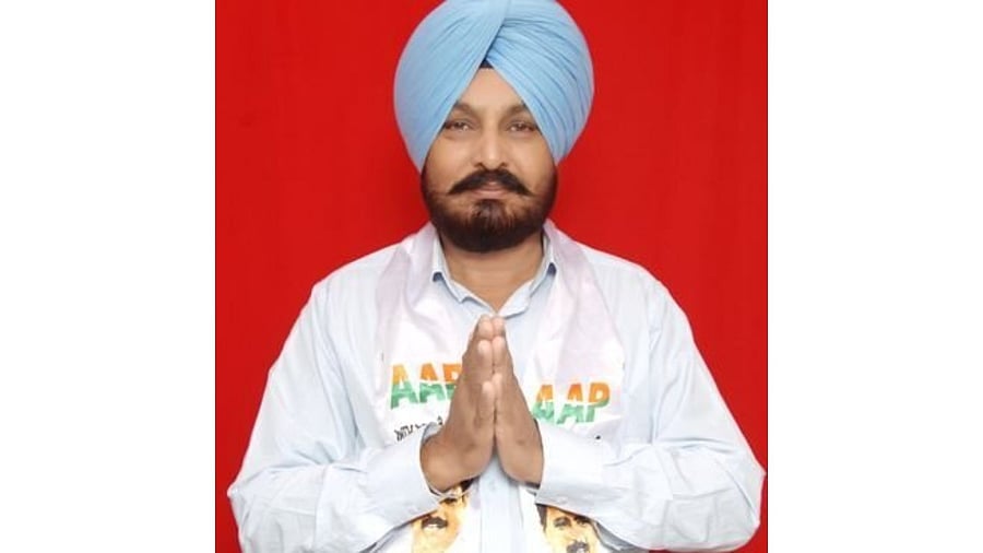 AAP MLA Budh Ram. Credit: Twitter/@budh_principal