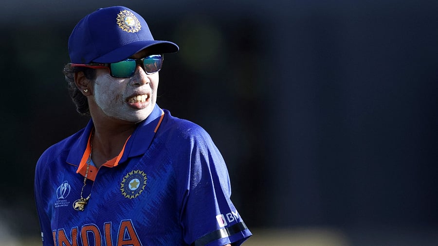 India's Jhulan Goswami. Credit: AFP Photo