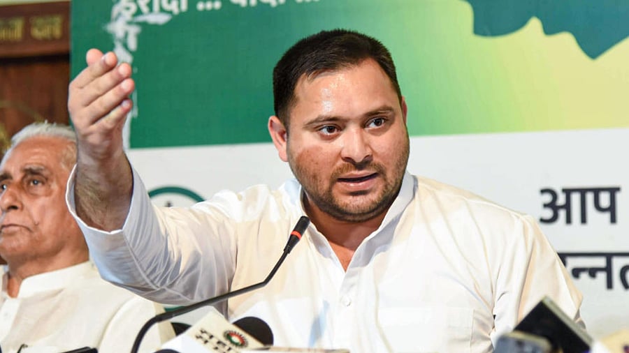 Bihar Deputy Chief Minister Tejashwi Yadav. Credit: PTI Photo