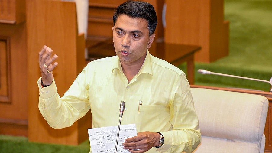 Pramod Sawant. Credit: PTI file photo