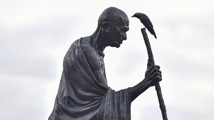 'Global Collectibles Of Mahatma Gandhi' is the only book in the world of this kind that will showcase and explain the various stamps, coins and notes issued by more than 140 countries around the world. Credit: PTI Photo