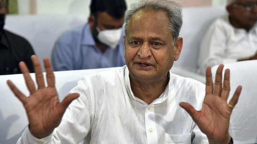 Rajasthan Chief Minister Ashok Gehlot. Credit: PTI Photo