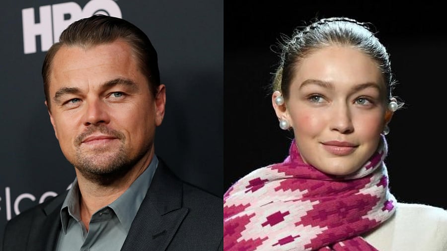 Leonardo DiCaprio, Gigi Hadid. Credit: Reuters, AFP