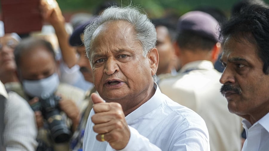 Rajasthan Chief Minister Ashok Gehlot. Credit: PTI Photo