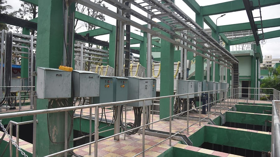 An Intermediate Sewage Pumping Station (ISPS) of the Bangalore Water Supply and Sewerage Board. Credit: DH file photo
