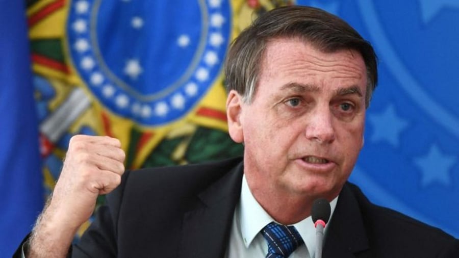 President Jair Bolsonaro. Credit: AFP File Photo