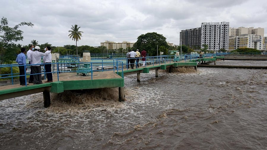 BWSSB STP at Mylasandra near Mysore Road. Credit: DH Photo/Pushkar V