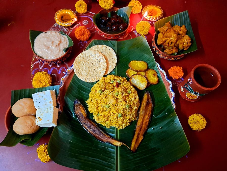 Prosad thali. PHOTOS COURTESY WIKIPEDIA