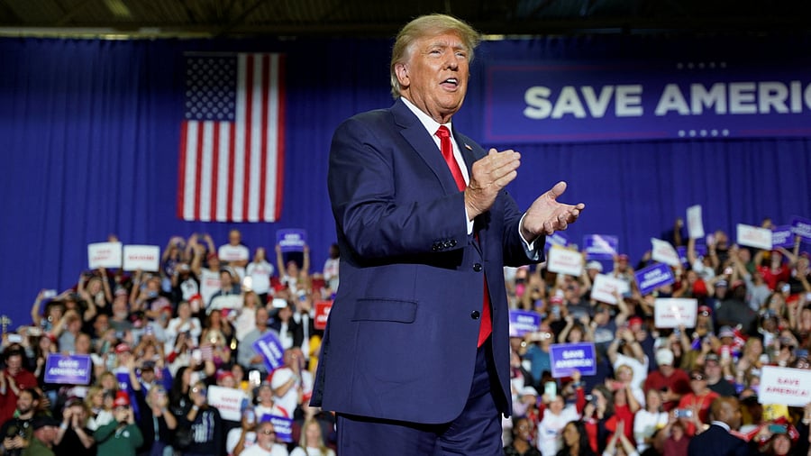 Former US President Donald Trump. Credit: Reuters Photo