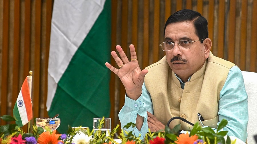 Union Minister Pralhad Joshi. Credit: PTI File Photo