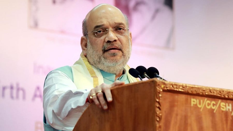 Amit Shah. Credit: IANS Photo