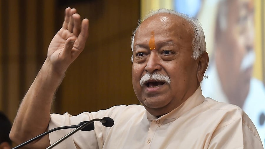 RSS chief Mohan Bhagwat. Credit: PTI Photo