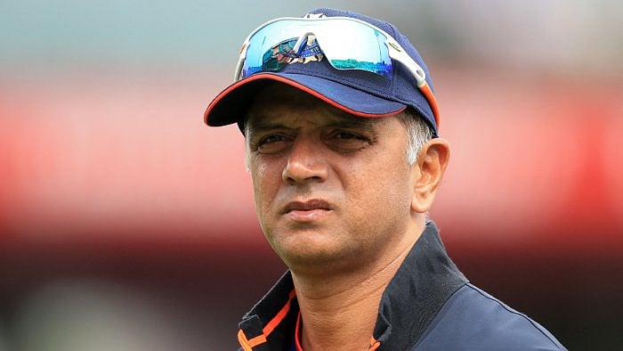 Head coach Rahul Dravid. Credit: AFP File Photo