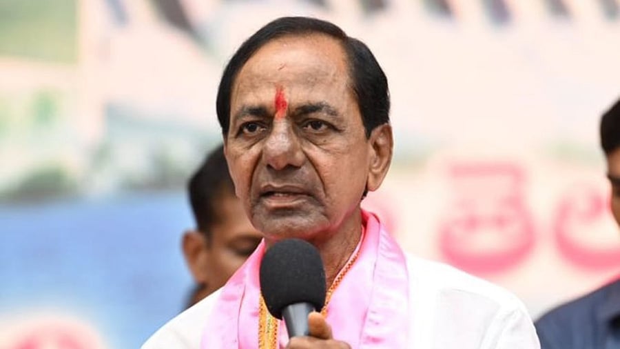 TRS supremo K Chandrashekar Rao. Credit: Twitter/@trspartyonline