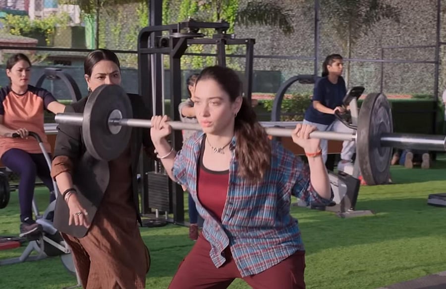 Tamannaah Bhatia shines as a gutsy nightclub bouncer.