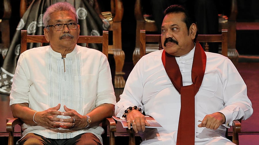 Gotabaya Rajapaksa and Mahinda Rajapaksa. Credit: Reuters Photo